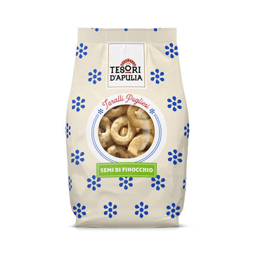 Italian snack with fennel seeds Taralli Semi di Finocchio, 400g